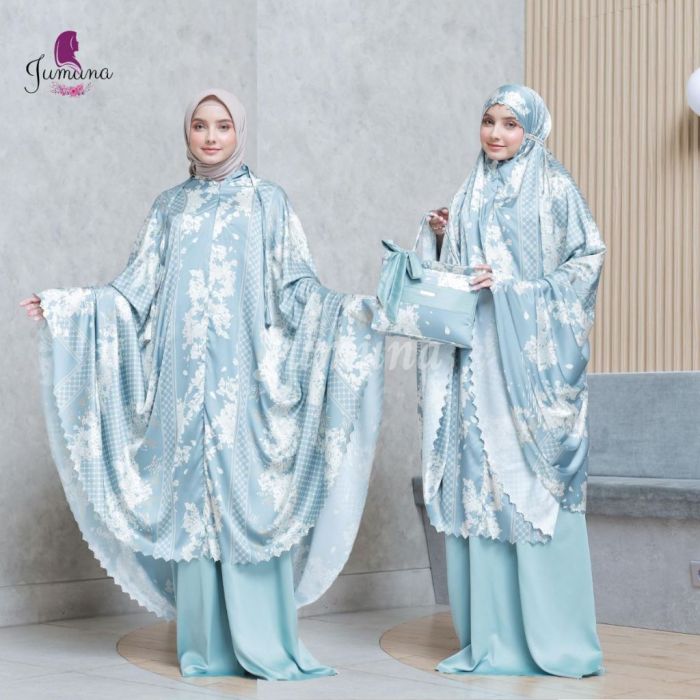 Cara pakai mukena Daily Angelina Lasercut Jumuna