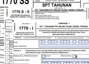 Mengisi Formulir 1770ss Di Djp Online Untuk Karyawan