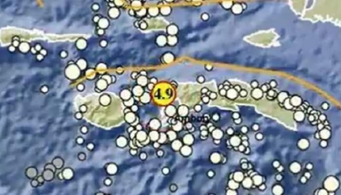 Gempa 6 SR Guncang Seram Timur Kerusakan Bangunan Parah