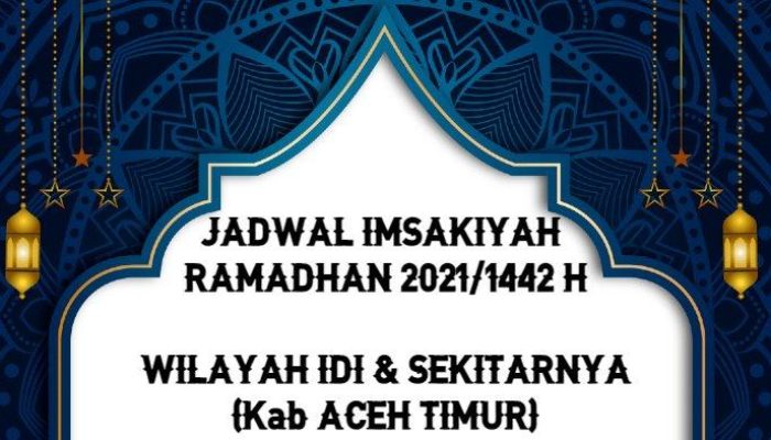 Data Imsakiyah Lengkap Aceh 2025
