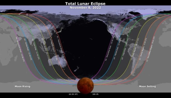 Gerhana Bulan 14 Maret 2025 Wilayah Mana yang Melihatnya?