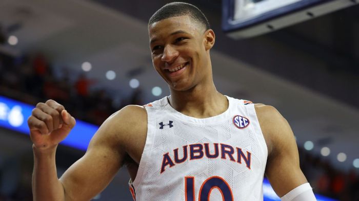 Prediksi peringkat Auburn basket kampus sebelum Selection Sunday