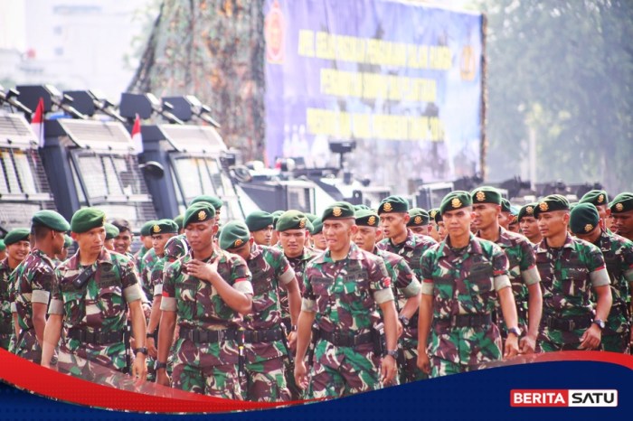Perayaan HUT TNI AU ke-79 sederhana tanpa pesawat terbang