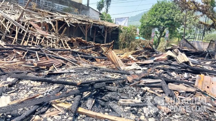 Penyebab kebakaran rumah sukahaji dugaan konflik lahan