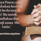 Contoh doa untuk memohon keberkahan puasa senin kamis