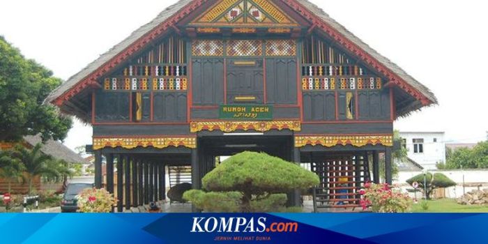 Karakteristik dan contoh rumah adat aceh beserta fungsinya