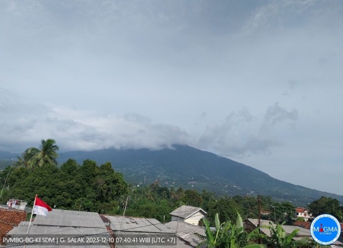 Informasi terkini aktivitas gunung salak di aceh