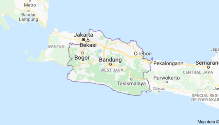 Peta Lokasi dan Strategi Pemberontakan DI/TII di Jawa Barat