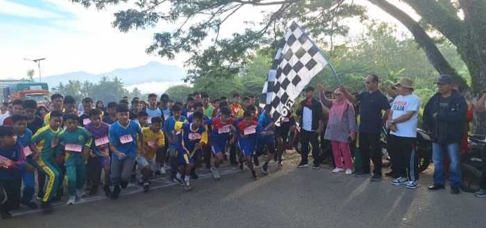 Peserta perlombaan hardiknas pariman 2025