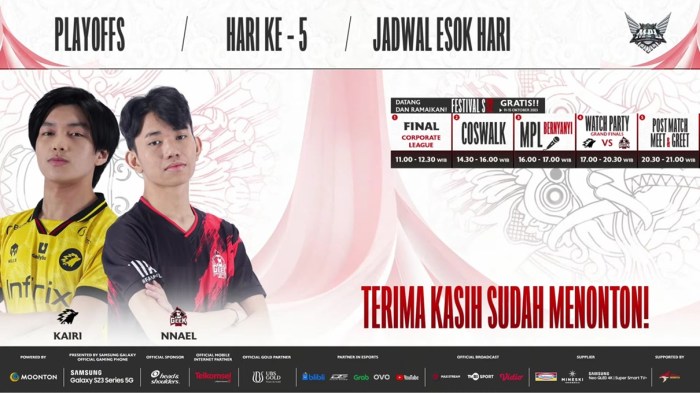 Spoiler pertandingan MPL Geek Fam vs Onic Minggu 27 April 2025