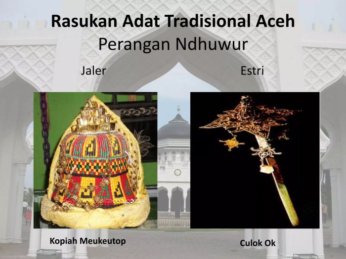 Pengrajin pakaian adat aceh dan keterampilan tradisional mereka serta proses pembuatannya