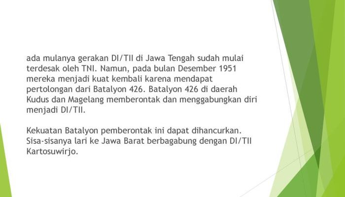 DI/TII Kesatuan Rakyat Tertindas dan Konflik Indonesia
