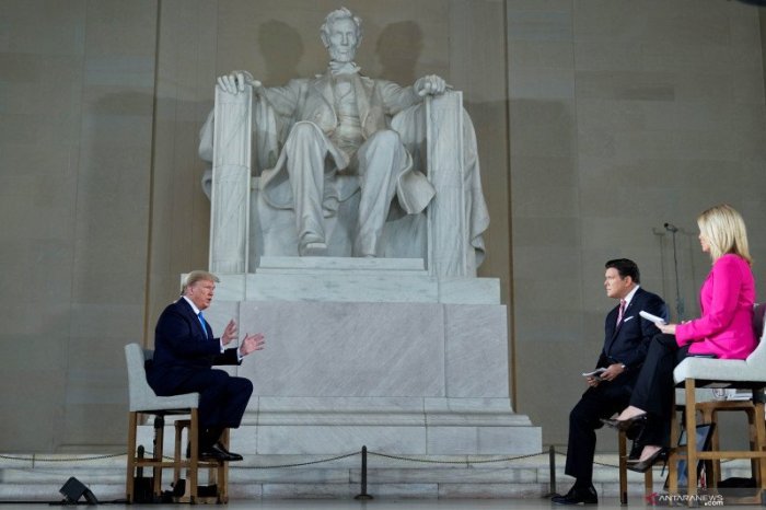 Pernyataan reporter Fox tentang menyerah Trump dalam tarif