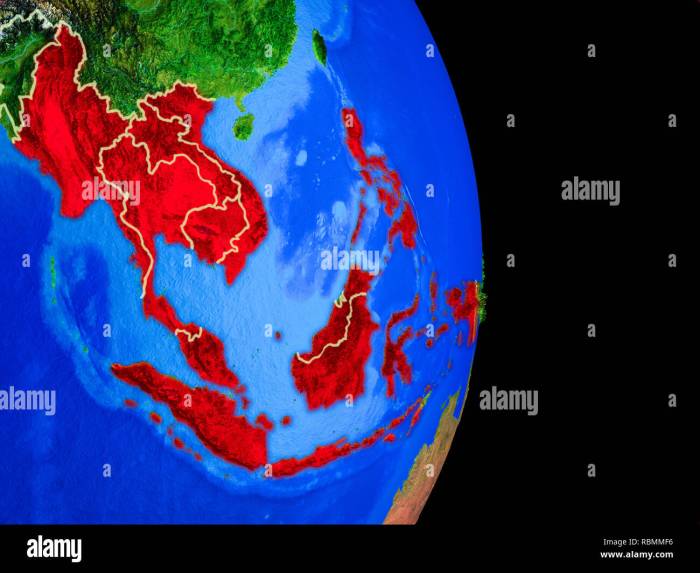 Asean map maps asia southeast countries capitals blank political aseanup next size