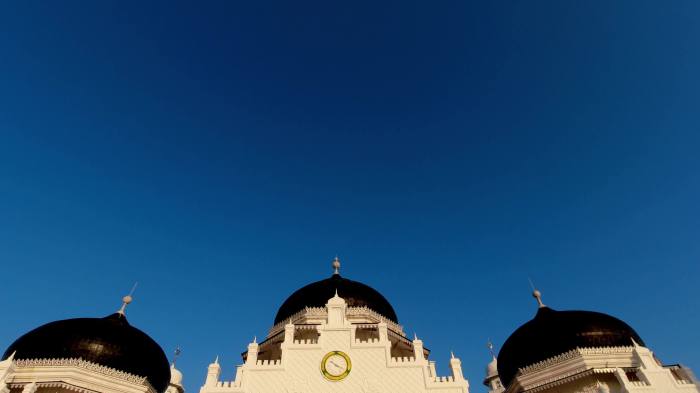 Waktu adzan subuh di masjid banda aceh