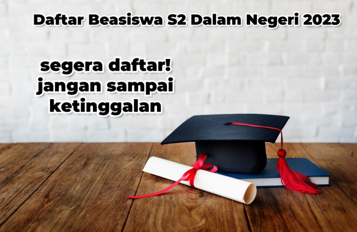 Beasiswa s2 bidang studi tertentu dalam negeri 2025