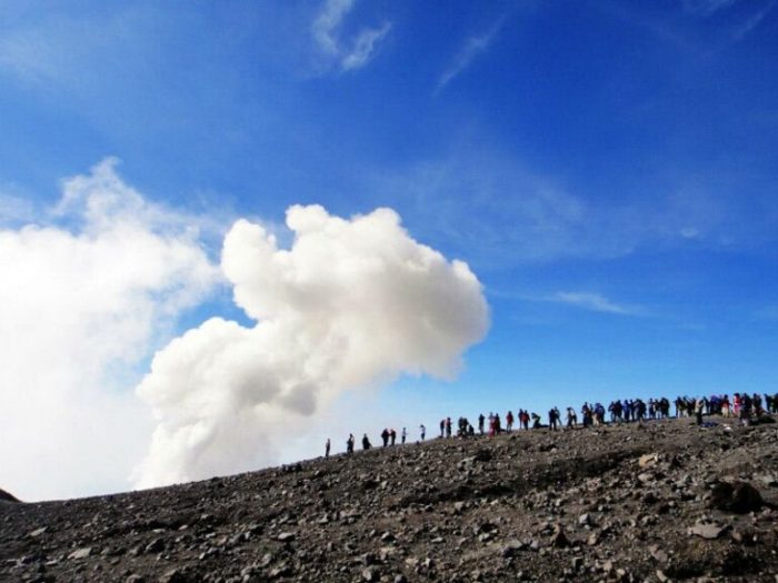 Status akses jalur pendakian gunung semeru saat ini