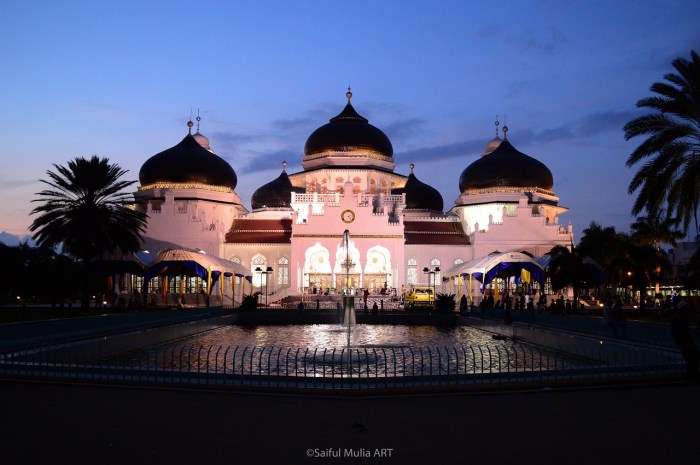 Waktu sholat subuh di banda aceh hari ini dan lokasi masjid