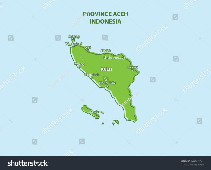 Peta dan informasi umum provinsi aceh beserta detailnya