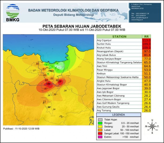Banjir mongabay bnpb environmental ekstrem beritajatim bawah wilayah permukaan soal menteri lengkap penjelasan basuki rabu deregulation dki hujan curah bertambah