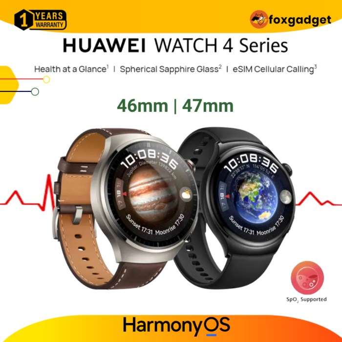 Fitur kesehatan Huawei Watch Fit 4 series terbaru
