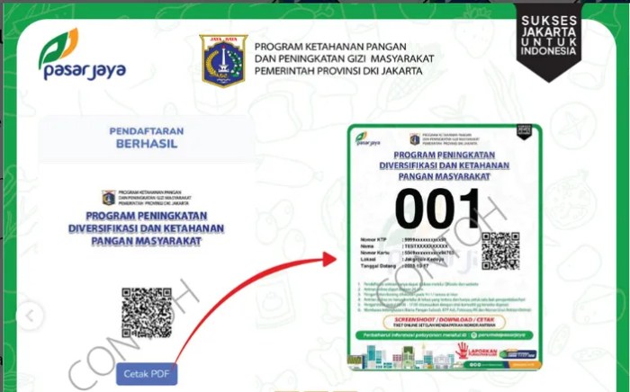 Link Pengambilan Sembako KJP di Mana? Cara Daftar Antrian KJP Pasar ...