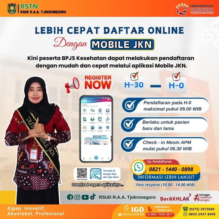 Cara memperbarui data jkn di handphone untuk daftar ulang