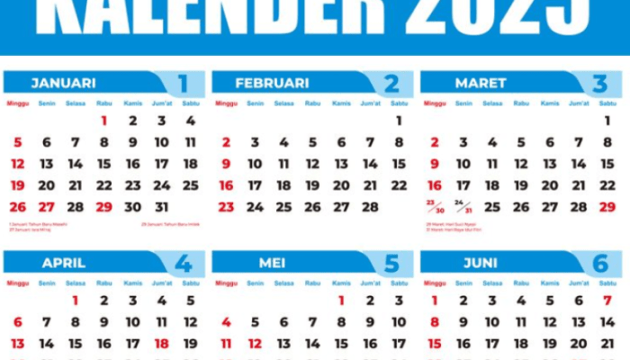 Daftar Tanggal Merah Mei 2025 di Seluruh Indonesia