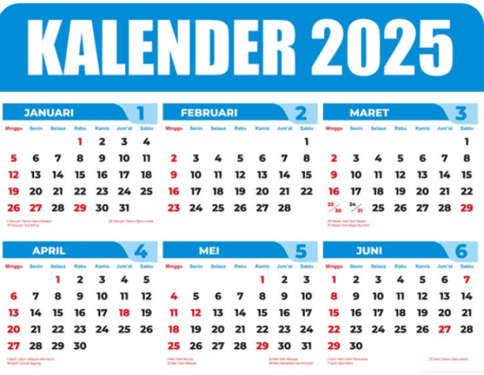Daftar tanggal merah mei 2025 di seluruh indonesia