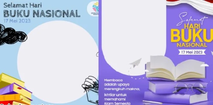 Twibbon hari buku nasional 17 mei 2025 gratis