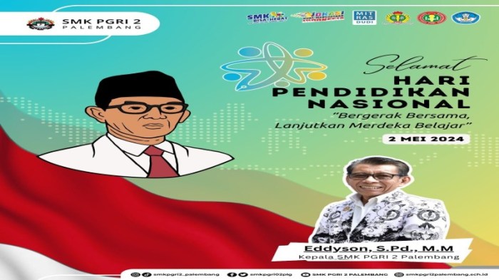 Persiapan hari pendidikan nasional 2 mei 2025 di sekolah