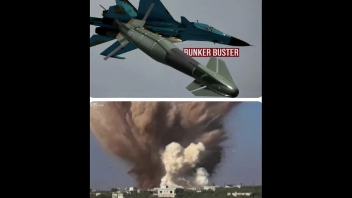 Perdebatan etika penggunaan bom 'bunker buster' di daerah sipil