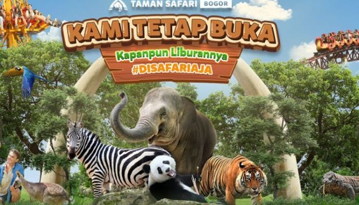 Aturan Parkir Ramai Taman Safari Ragunan