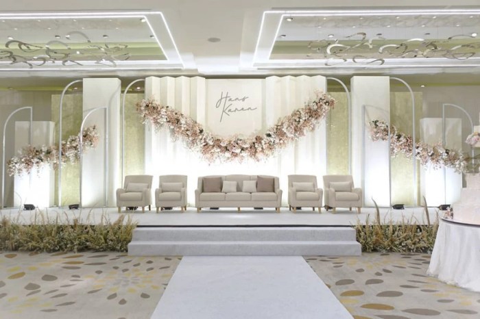 Ide dekorasi pernikahan luna maya dan maxim untuk inspirasi