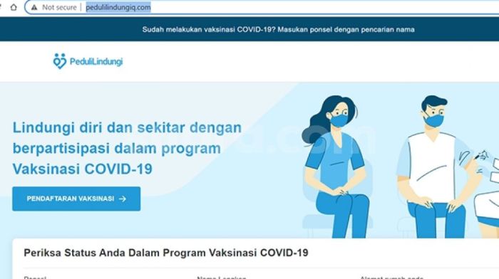 Pengaduan pengguna pedulilindungi terkait peretasan situs judi