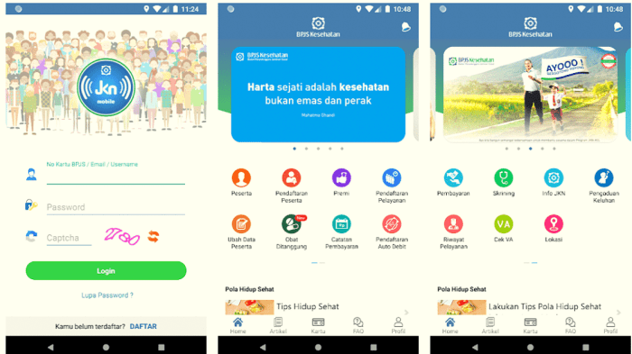 Jkn aplikasi daftar menggunakan pencarian kolom tulis bpjs cari