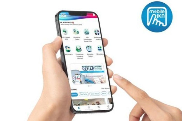 Memperbaharui data kepesertaan JKN di aplikasi handphone