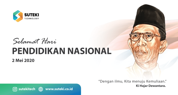 Aktivitas peringatan hari pendidikan nasional 2 mei 2025