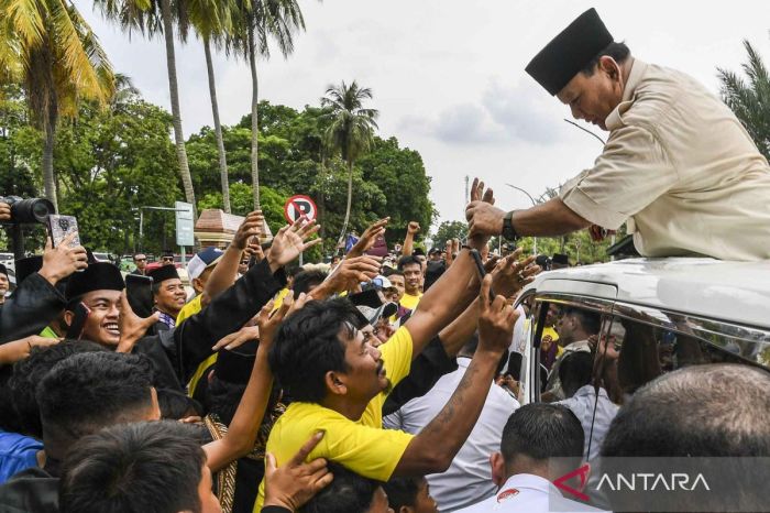 Foto-foto Prabowo di Amphorn Royal Palace