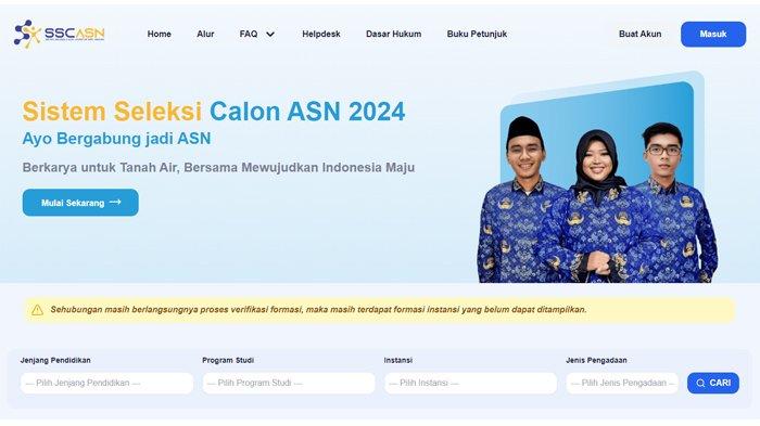 Update daftar instansi pusat PPPK dan CPNS 2024 yang telah diverifikasi