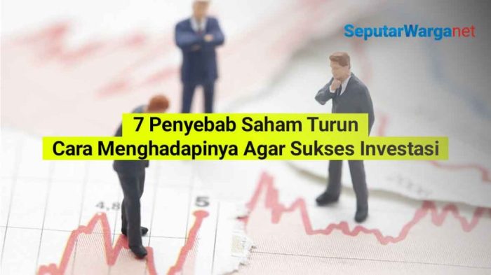 Kondisi pasar saham yang membuat saham sempat diburu lalu harganya turun drastis