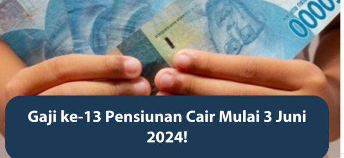 Pencairan gaji ke 13 pensiunan pns via bank mana