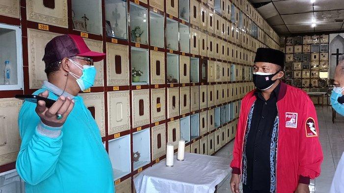 Proses pemakaman anggota dpr ri gus alam