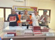 Polres Aceh Utara Ungkap Gudang Rokok Besar di Aceh Timur, LSM Gadjah Puteh Pertanyakan Kinerja Bea Cukai Langsa