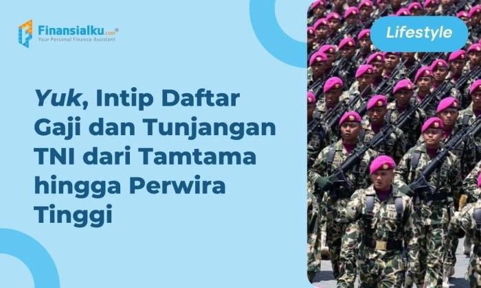 Perbedaan gaji perwira dan tamtama TNI 2025 dan faktor yang mempengaruhinya