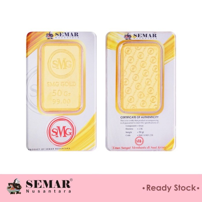 Informasi harga emas 24 karat terbaru di toko emas Semar Nusantara