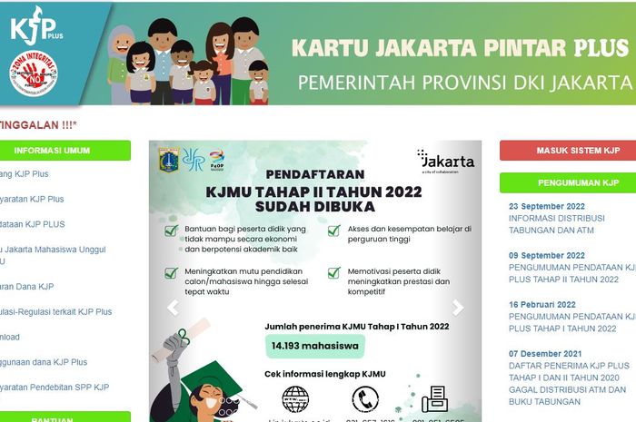 Pendaftaran antrean kjp pasar jaya mei 2025 lewat website resmi
