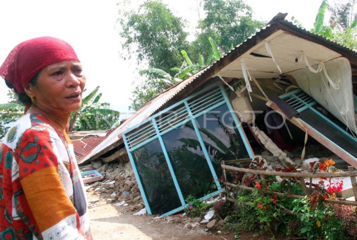 Dampak gempa magnitudo 4,9 di seluma bengkulu
