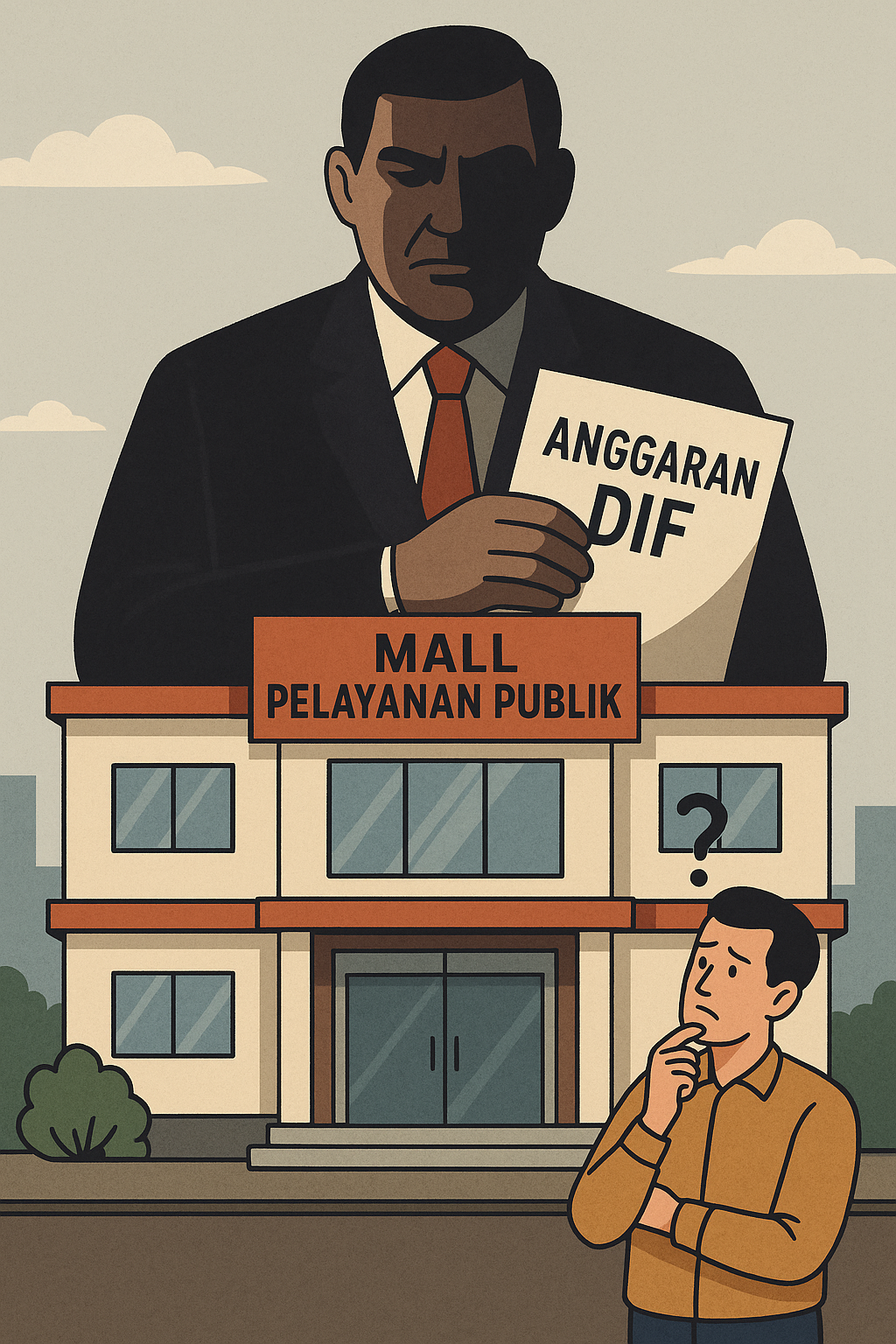 Ilustrasi proyek Mall Pelayanan Publik Kota Langsa yang diduga bermasalah
