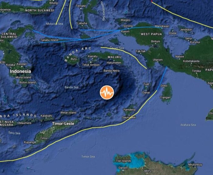 Potensi tsunami gempa M5,9 di Laut Banda